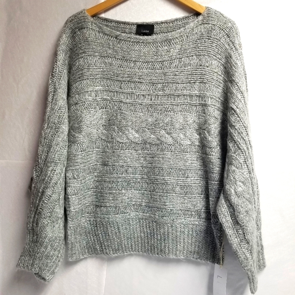 Lumiere Gray Poncho/Sweater S